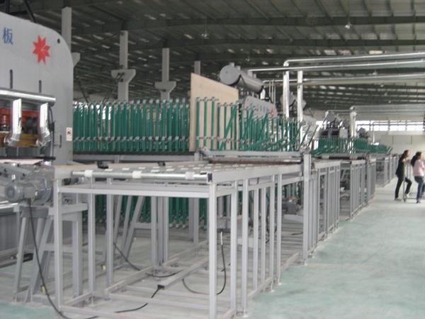 貼面熱壓機涼板線 貼面熱壓機涼板線